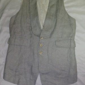 Pas de Calais 100 %Linen Vest